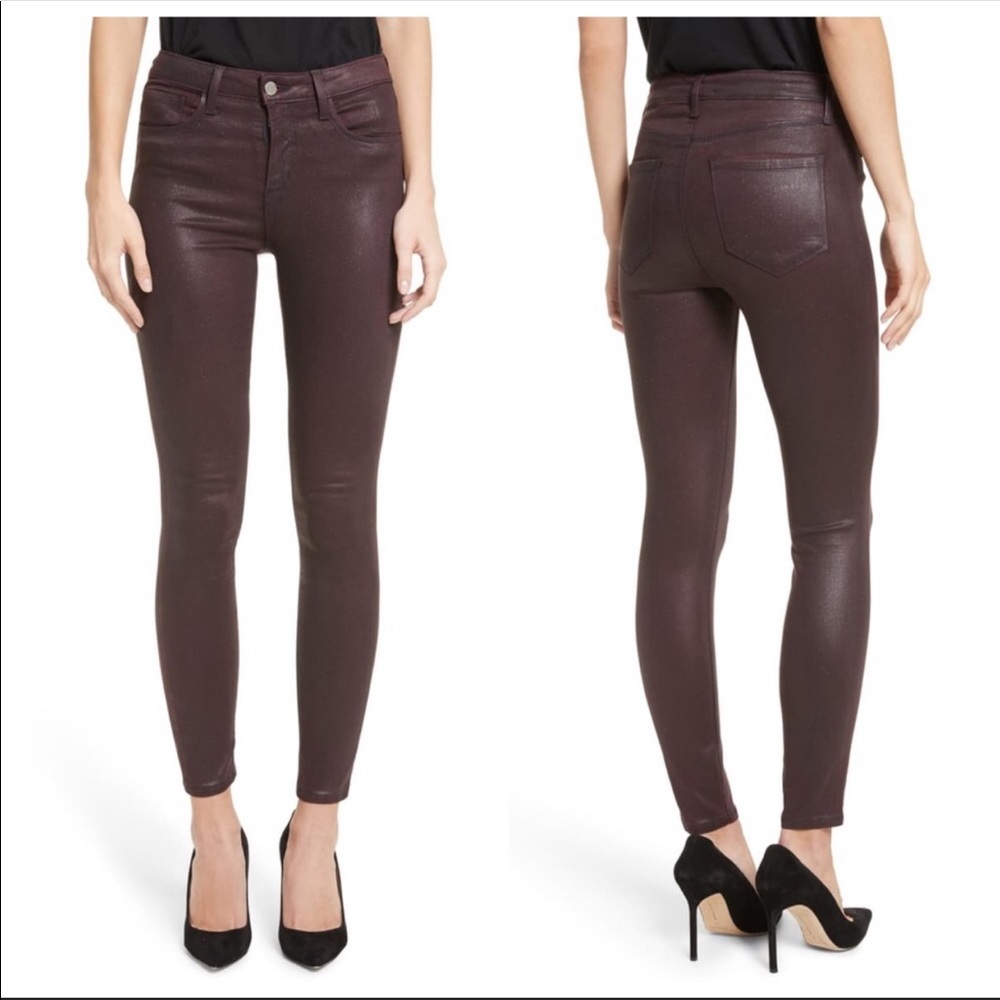 L’AGENCE Margot High Waist Coated Jeans.